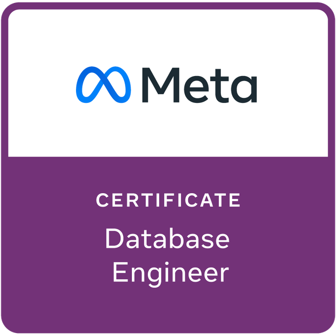 Meta Database Engineer Professional Certificate 1