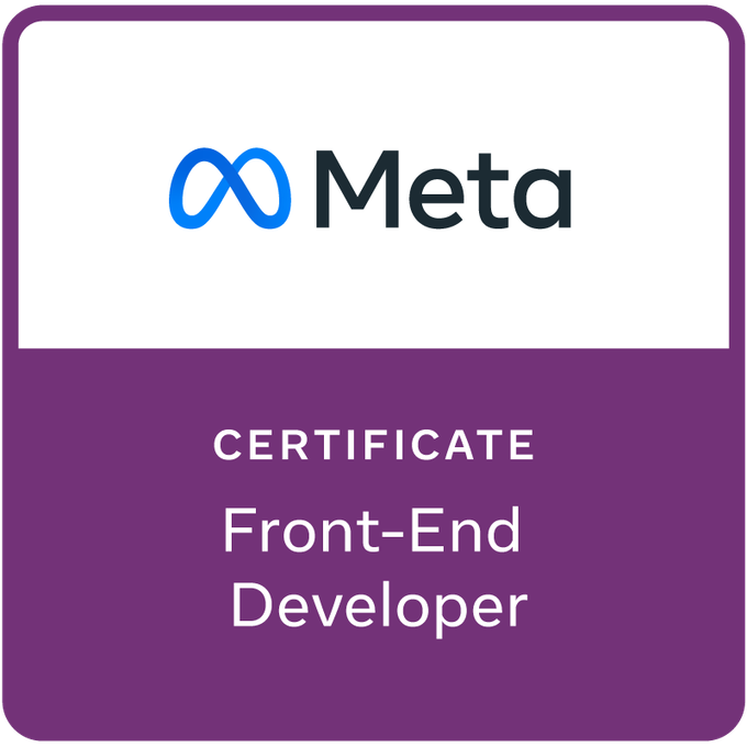 Meta Front-End Developer Professional Certificate 1