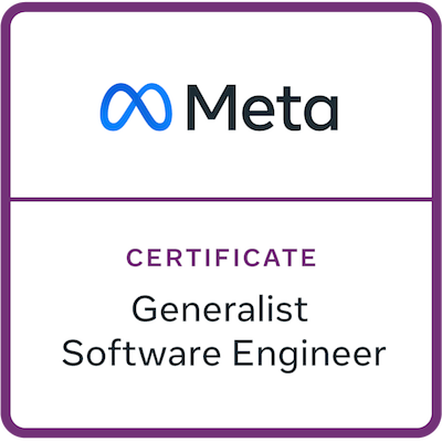 Meta Generalist Software Engineer Professional Certificate 1